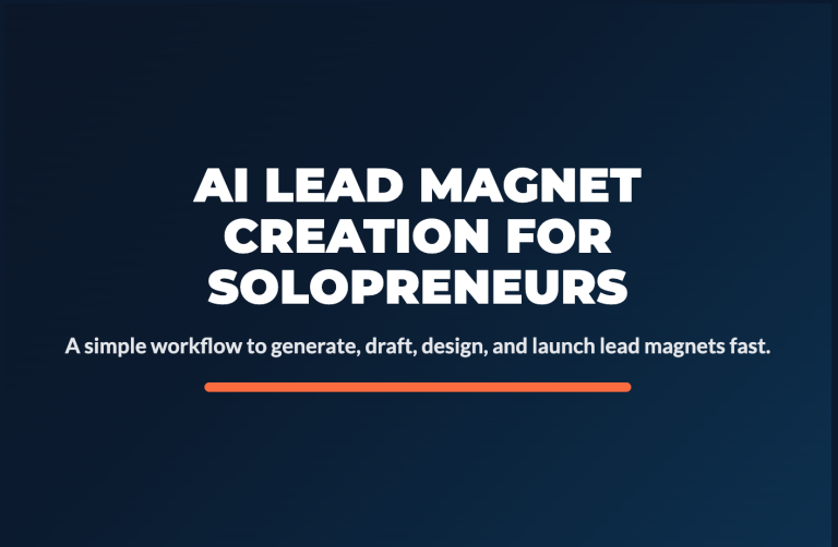 AI Lead Magnet Creation