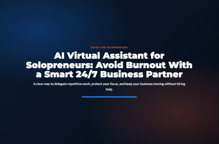 AI Virtual Assistant for Solopreneurs