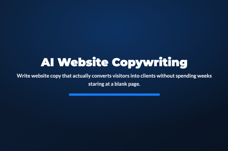 AI Website Copywriting